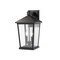 Z-Lite Beacon 2 Light Outdoor Wall Sconce, Black & Clear Beveled 568B-BK - alternate 5